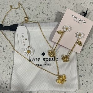 RARE KATE SPADE ALL A BUZZ NECKLACE & EARRING SET